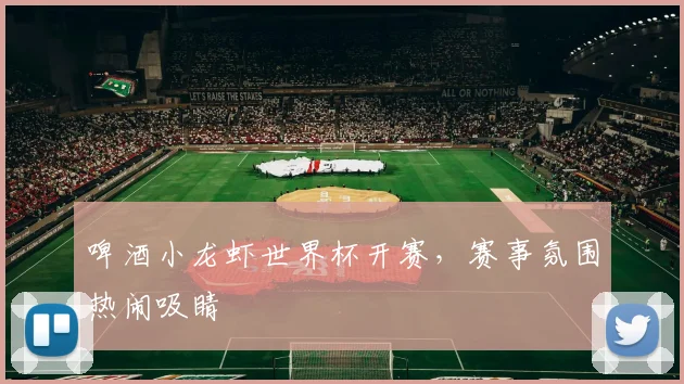 啤酒小龙虾世界杯开赛,赛事氛围热闹吸睛